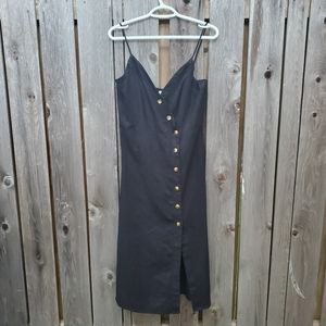 Active USA, Black Button-Up dress